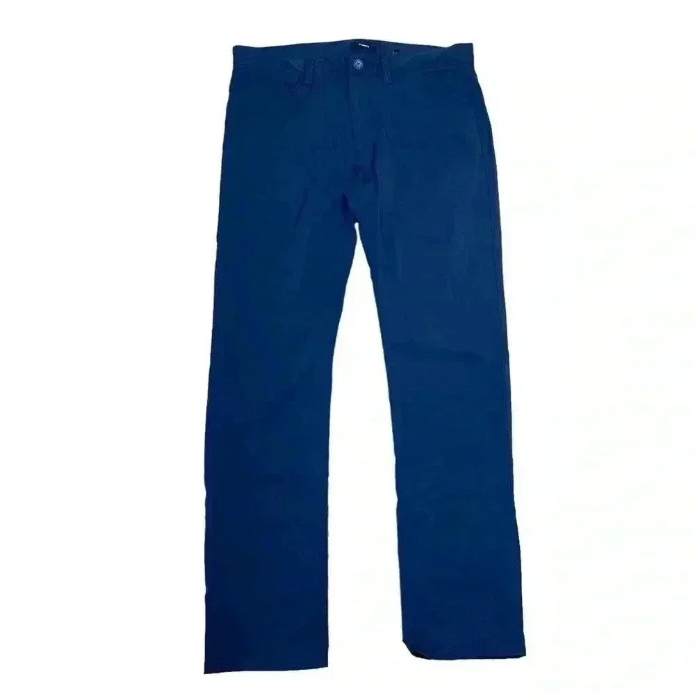 Theory navy pants trousers size 34 capsule wardrobe minimalist